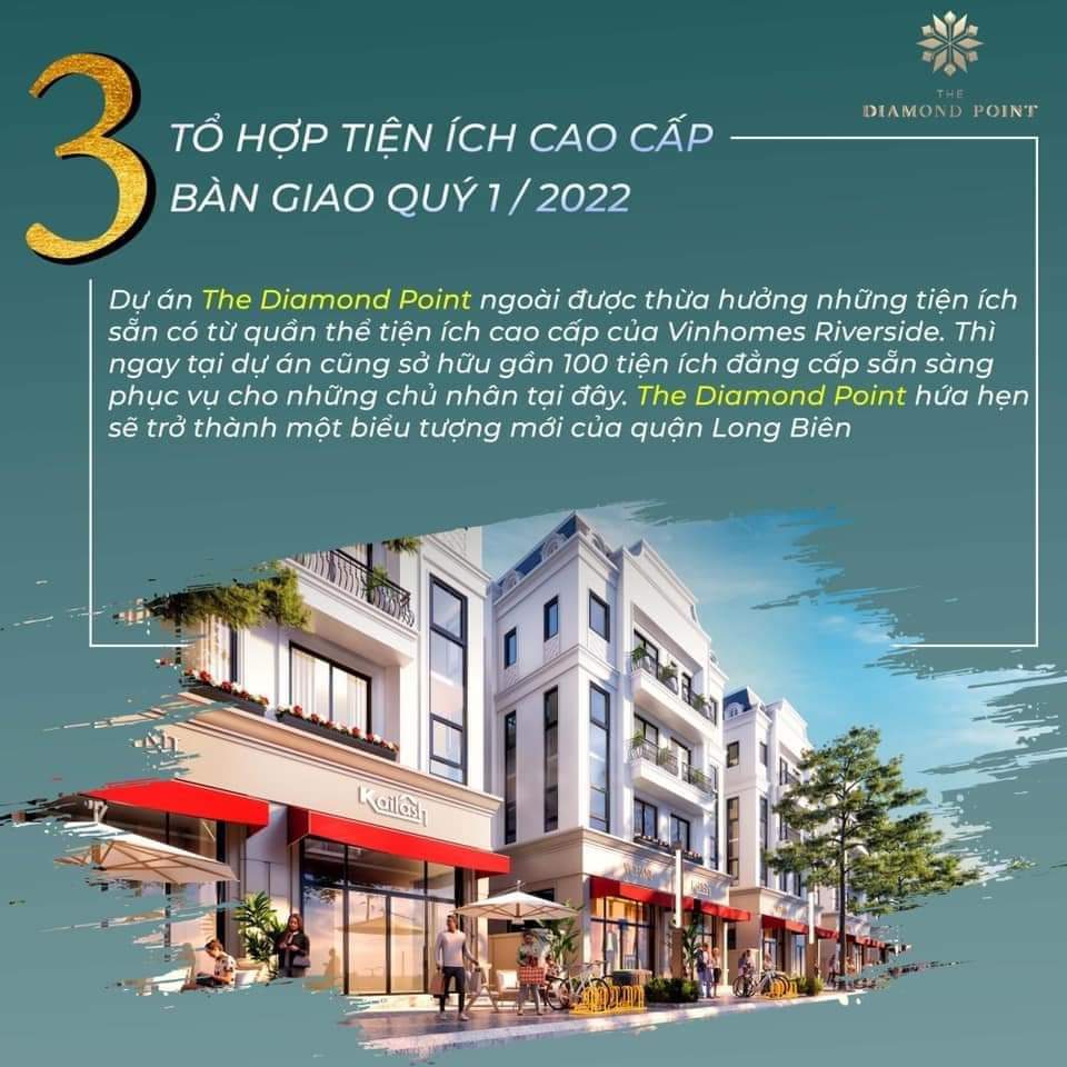 Tổ hợp tiện ích cao cấp tại Diamond Point Phúc Đồng - C14 Phúc Đồng